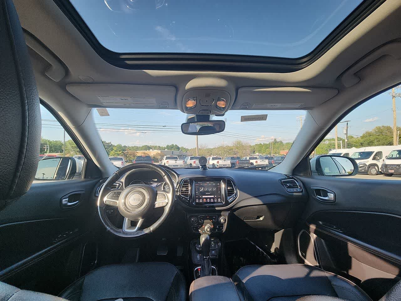 Used 2021 Pearl White Tri-Coat Jeep Limited image 17