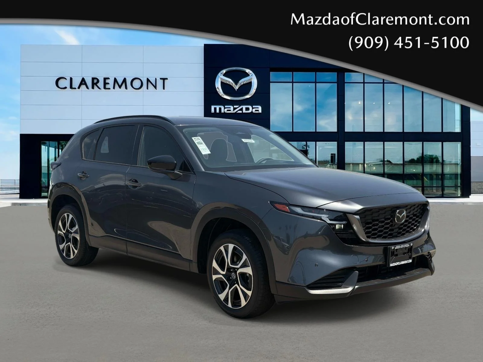 New 2026 Machine Gray Metallic Mazda 2.5 S Preferred AWD image 1