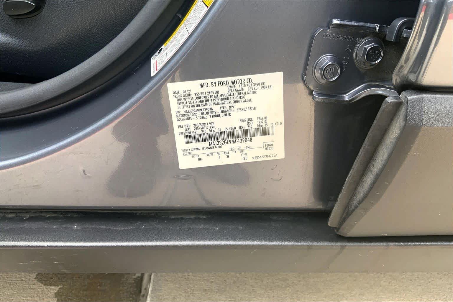Used 2021 Smoke Ford SE image 34