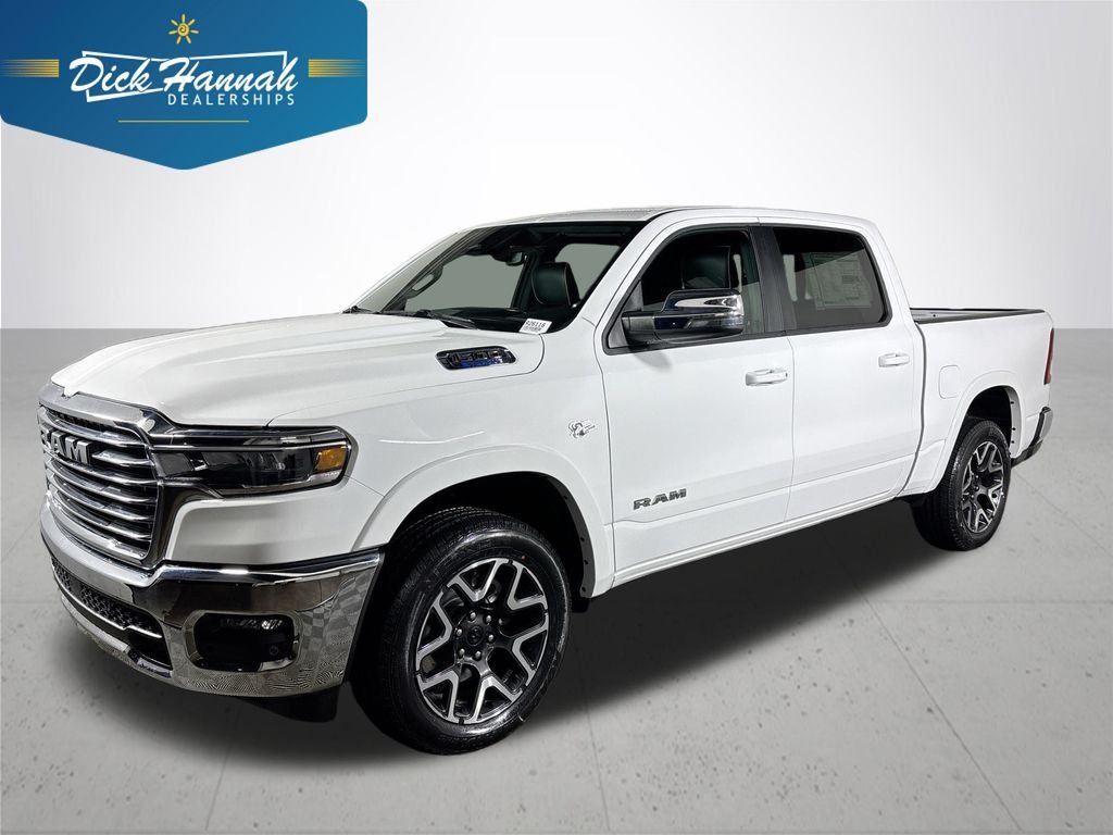 New 2026 Bright White Clear-Coat Exterior Paint RAM Laramie image 1