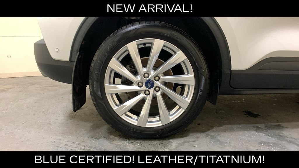Certified Used 2022 White Metallic Ford Titanium image 15