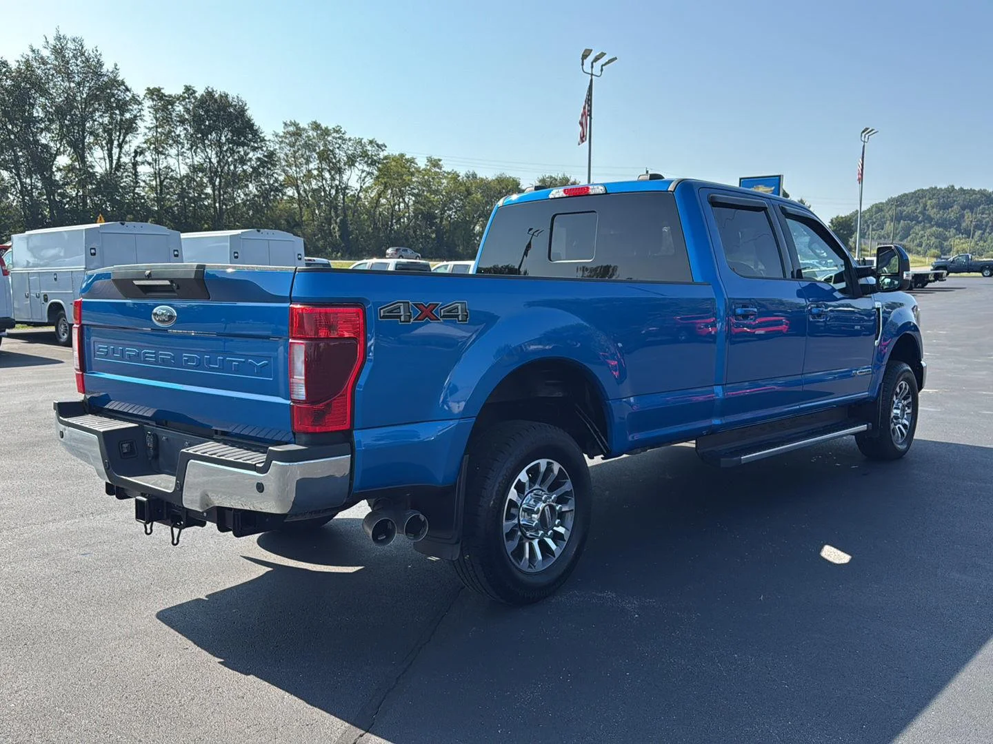 Used 2021 Velocity Blue Metallic Ford LARIAT image 20