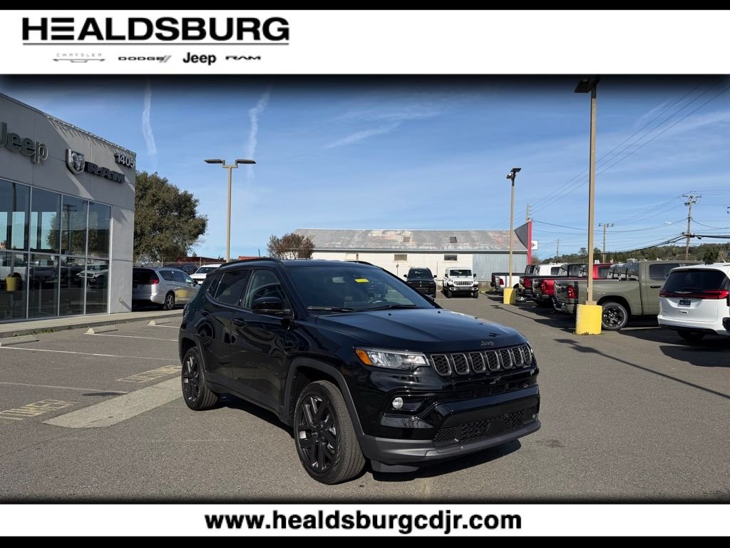 New 2026 Diamond Black Crystal Pearlcoat Jeep Limited image 7
