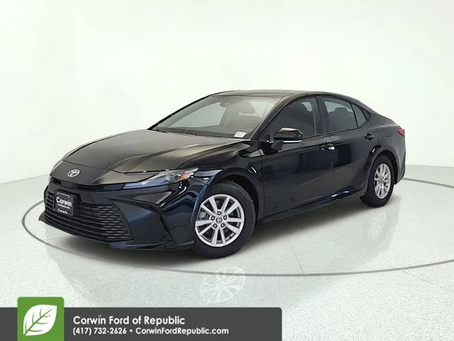 Used 2026 Midnight Black Metallic Toyota LE image 1