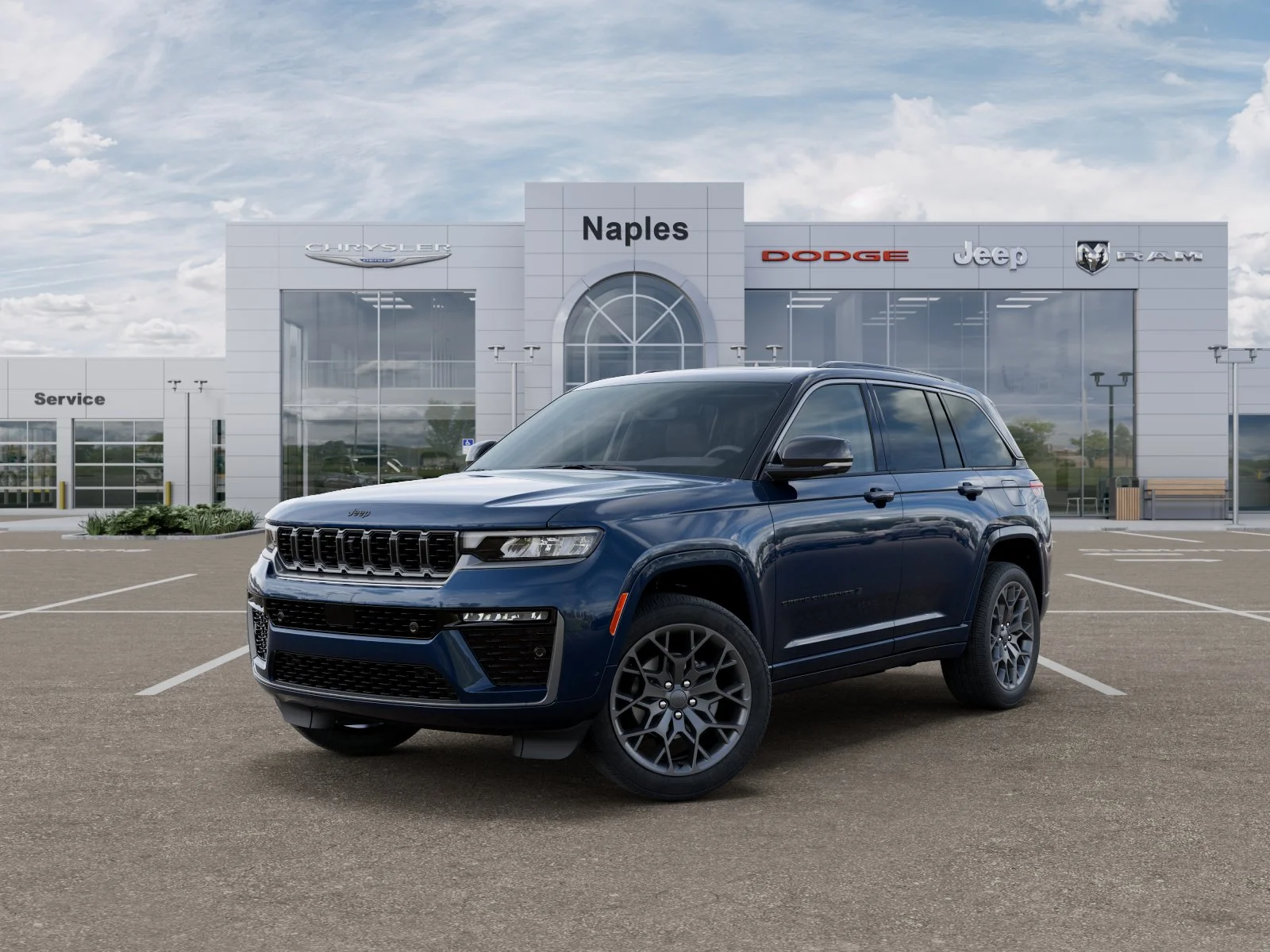 New 2026 Fathom Blue Pearl-Coat Exterior Paint Jeep Summit image 27