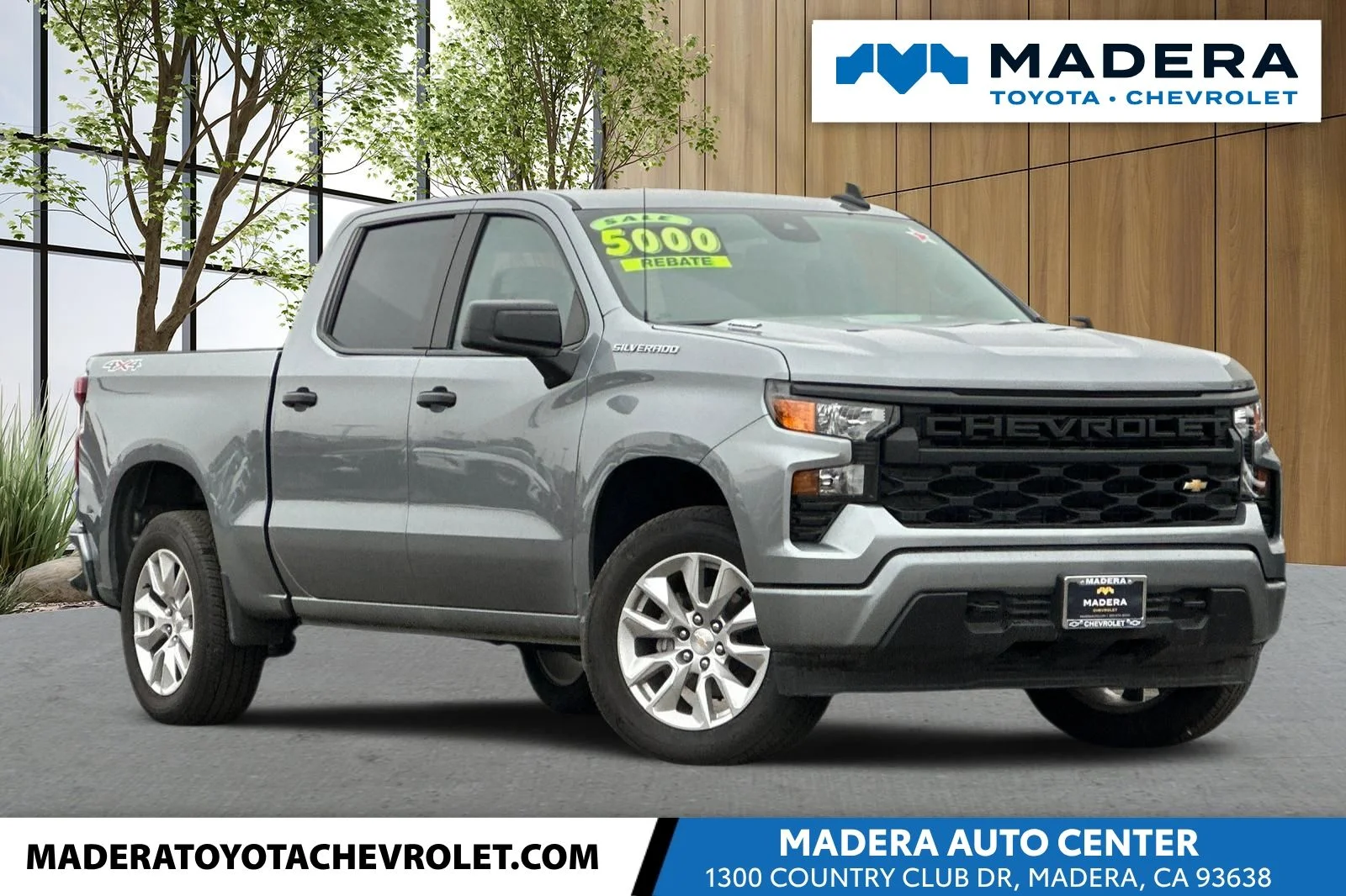 Used 2024 Gray Chevrolet Custom image 1
