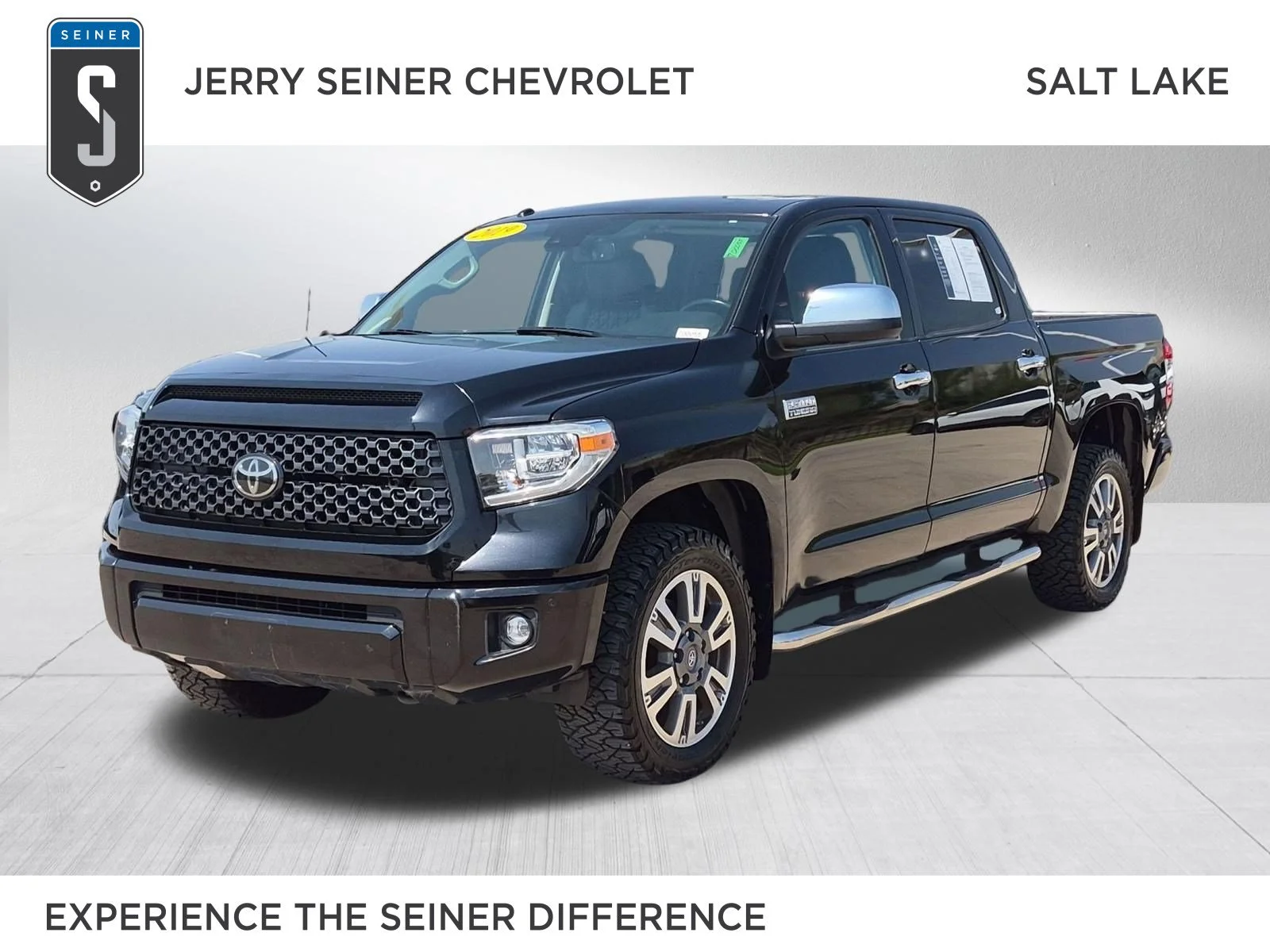 Used 2019 Midnight Black Metallic Toyota Platinum image 1