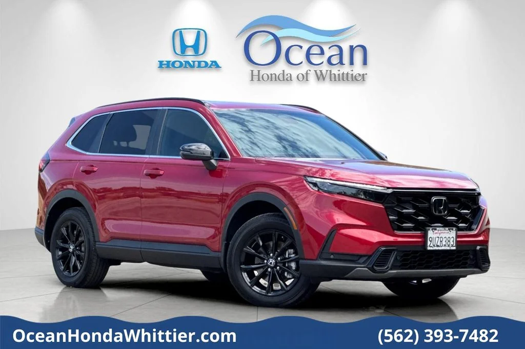 Certified Used 2025 Radiant Red Metallic Honda Sport-L image 1