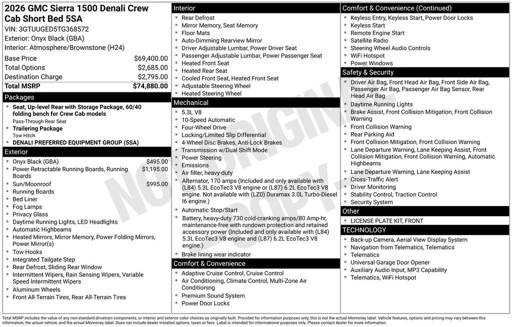 2026 GMC Sierra 1500 Denali - Photo 6