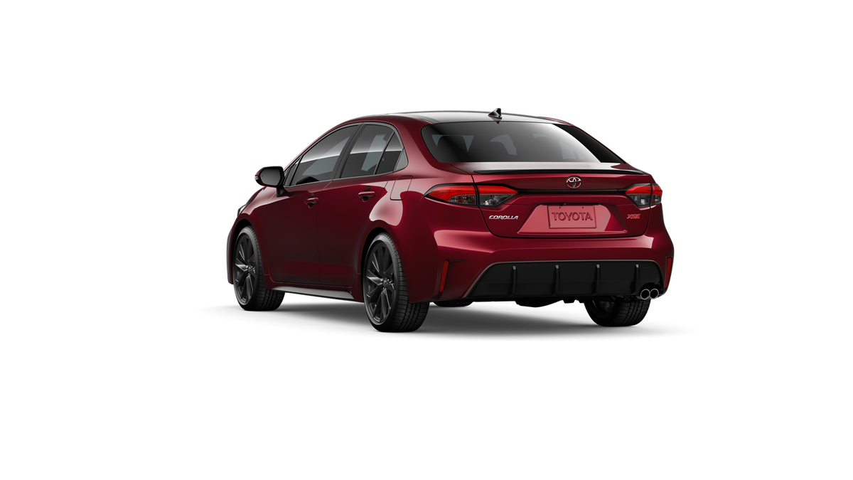 New 2026 Ruby Flare Pearl with Midnight Black Metallic roof Toyota XSE image 8