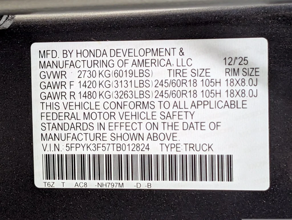 Certified Used 2026 Crystal Black Pearl Honda RTL image 24