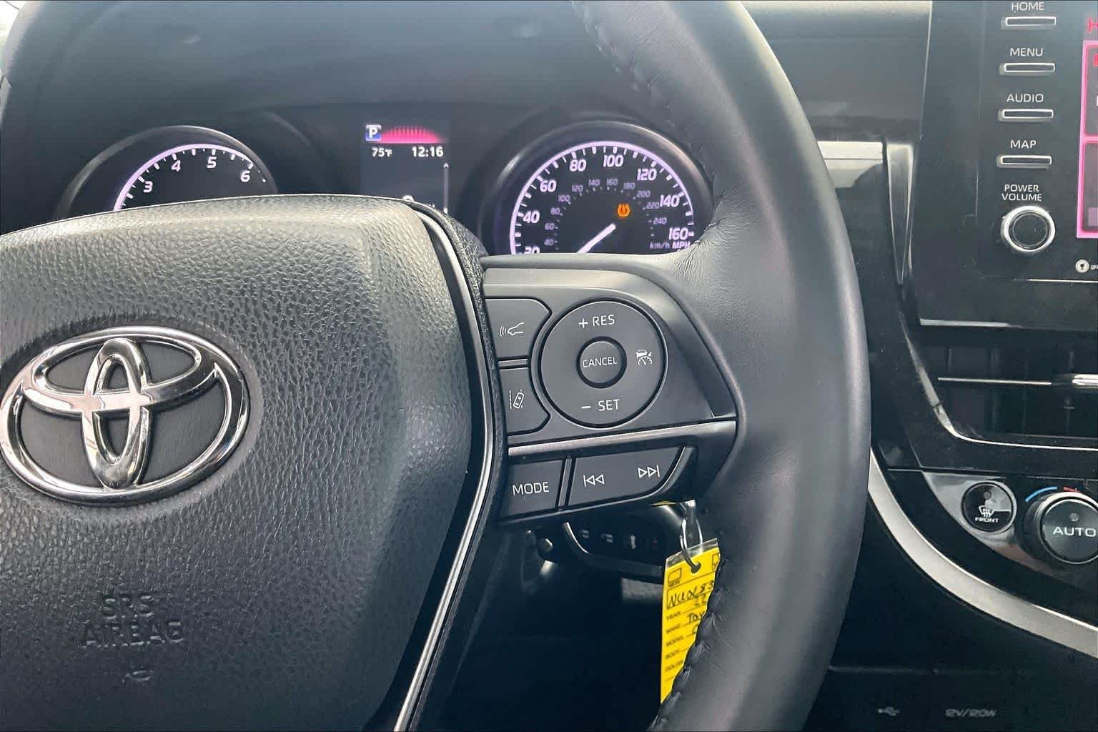 Used 2022 Midnight Black Metallic Toyota SE image 25
