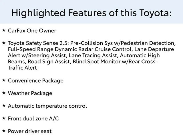 Used 2024 Red Toyota XLE image 2