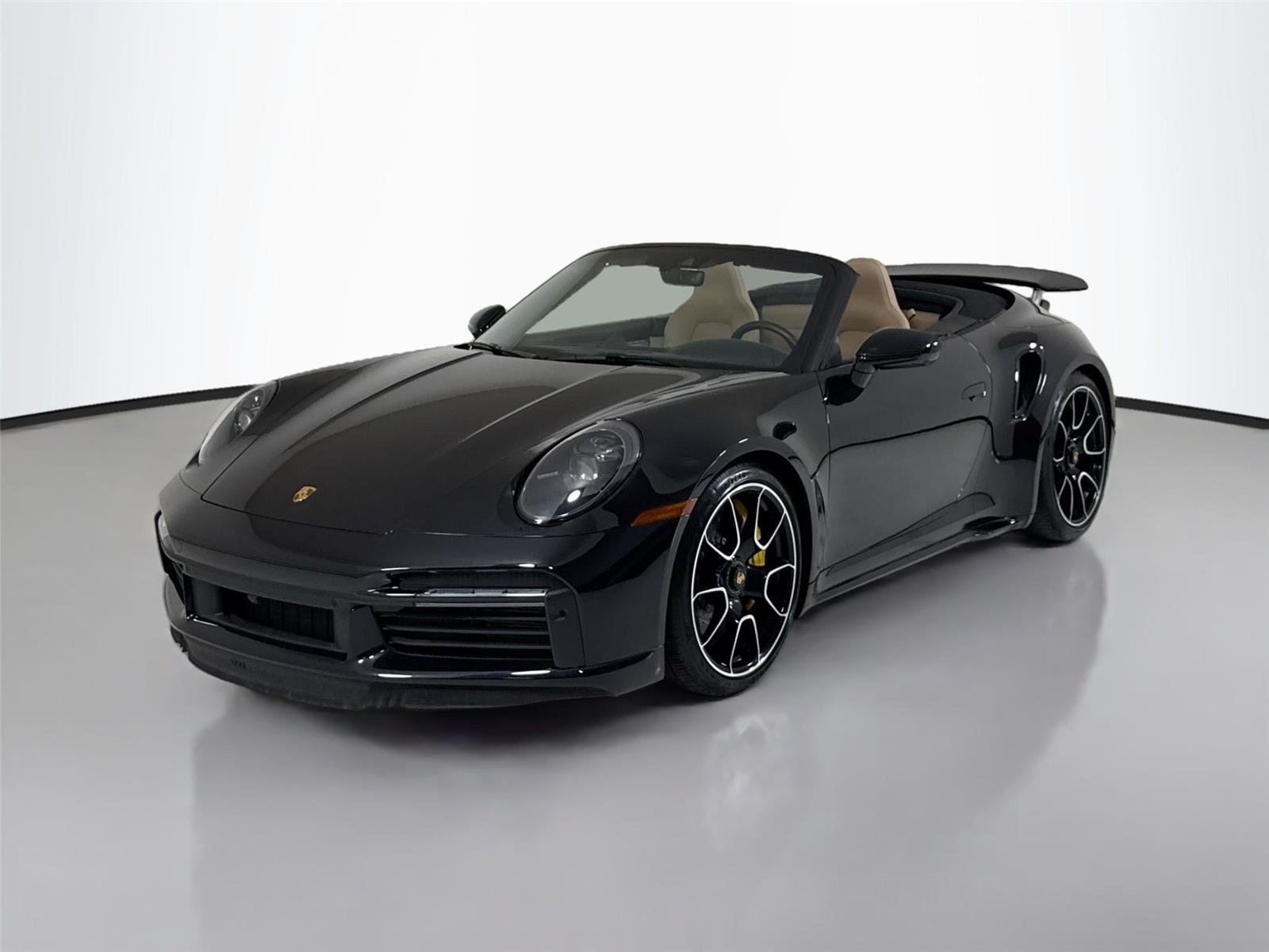Used 2024 Black Porsche Turbo S Cabriolet | Front Lift | PCCB's image 10