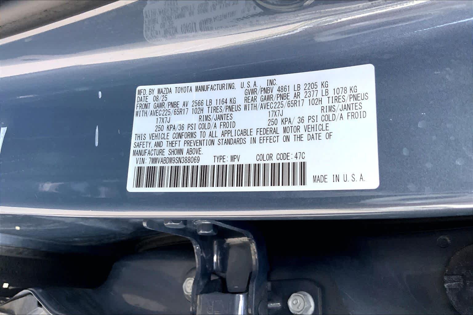 Used 2025 Polymetal Gray Metallic Mazda 2.5 S Premium Package image 37