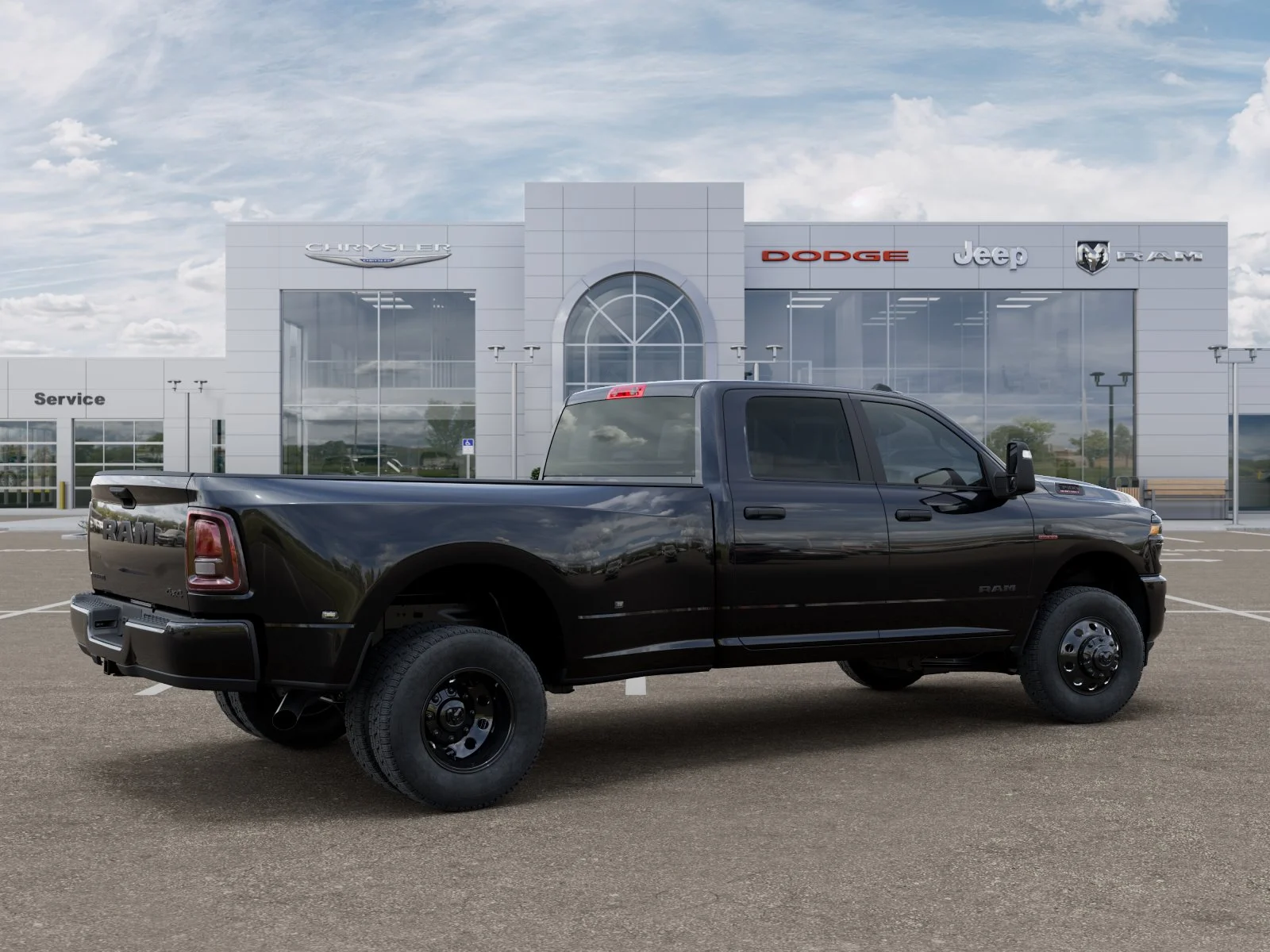 New 2026 Diamond Black Crystal Pearlcoat RAM Big Horn image 30
