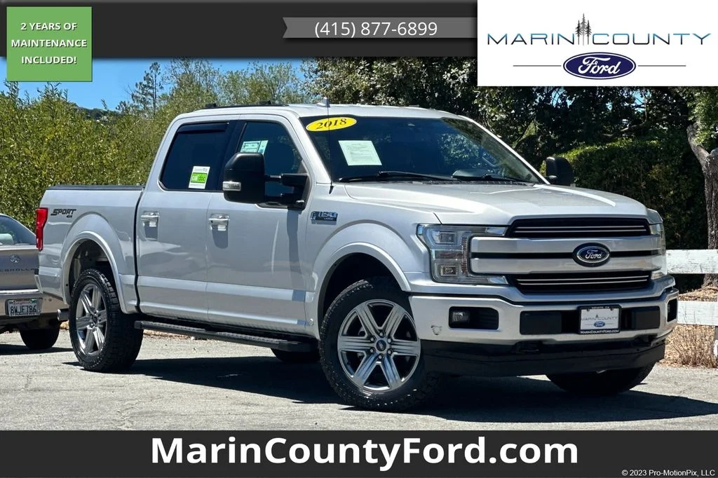Used 2018 Ingot Silver Ford Lariat image 1