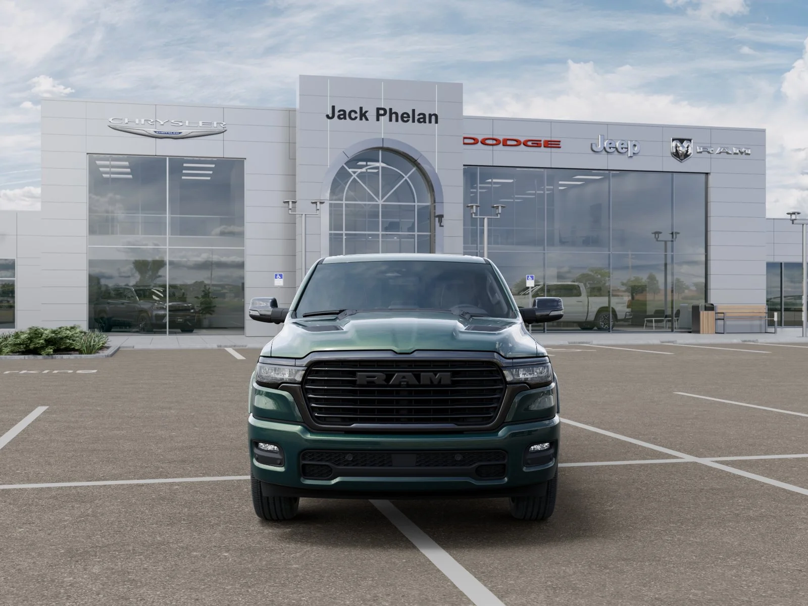 New 2026 Serrano-Green Metallic Exterior Paint RAM Laramie image 32