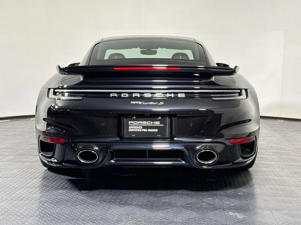 Used 2021 Jet Black Porsche Turbo S image 6