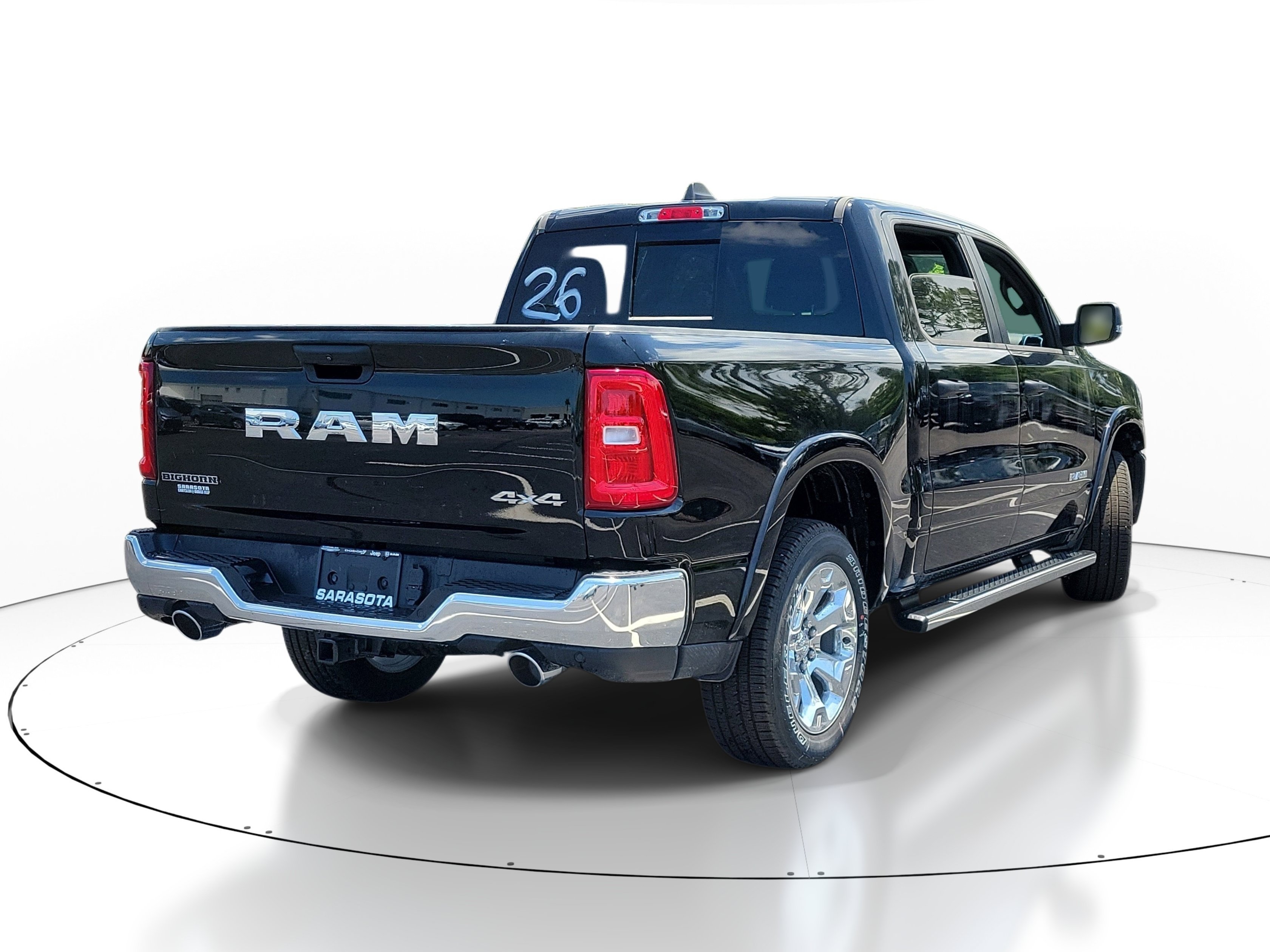 New 2026 Diamond Black Crystal Pearl-Coat Exterior Paint RAM Big Horn image 6