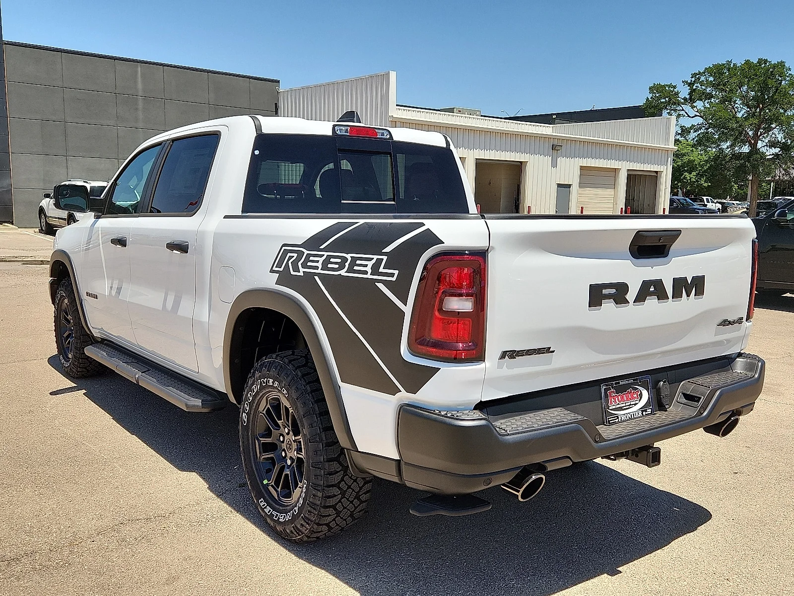 New 2026 Bright White Clear-Coat  Paint Ram REBEL CREW CAB 4X4 5
