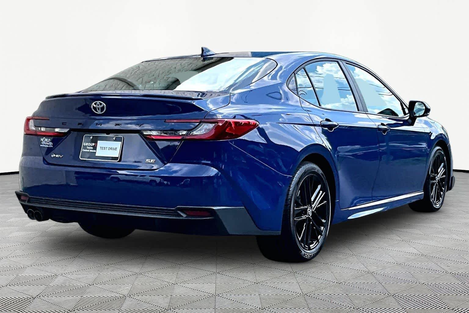 Used 2025 Reservoir Blue Toyota SE image 13
