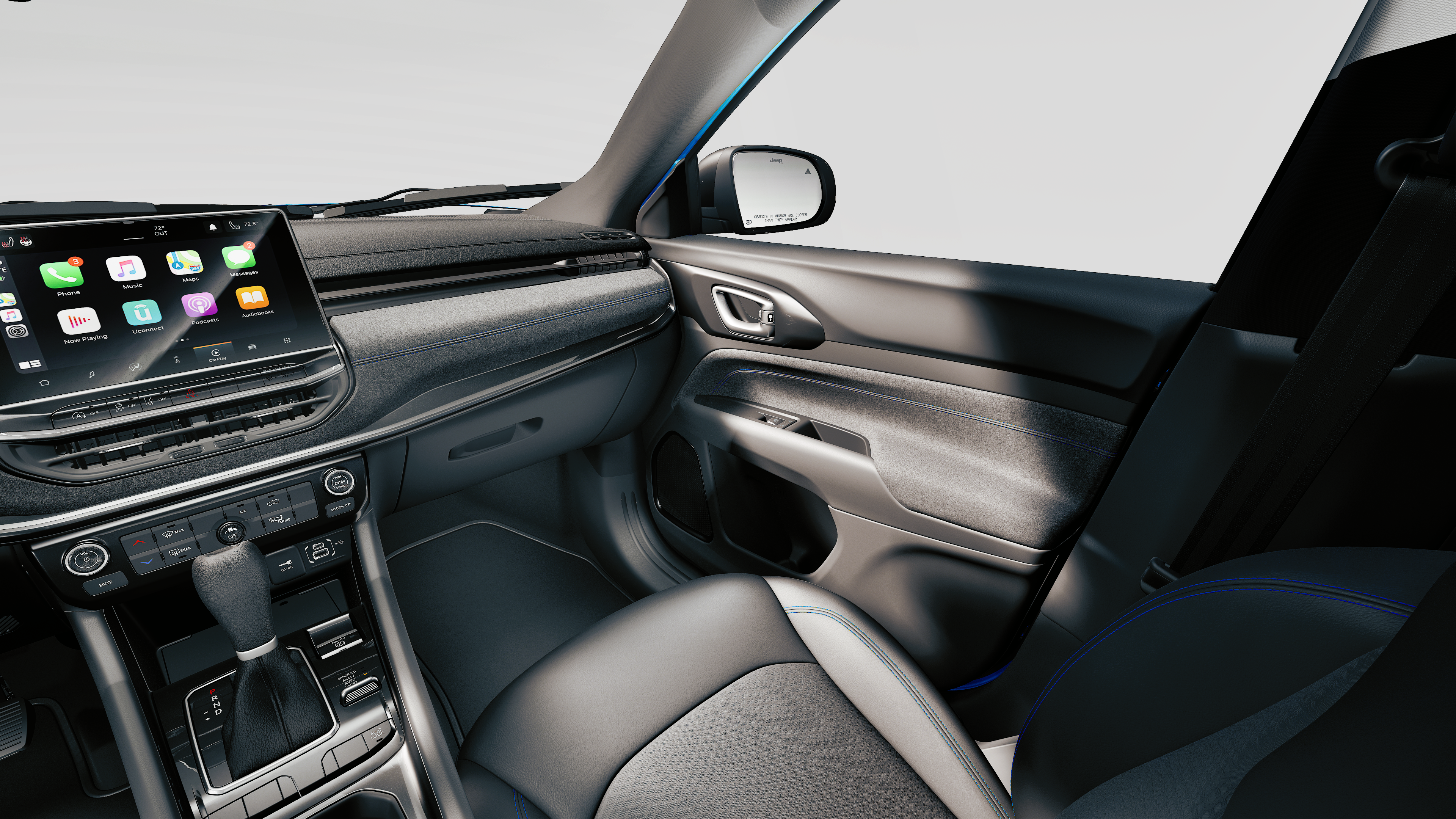 New 2027 Hydro Blue Pearl-Coat Paint Jeep Latitude image 19