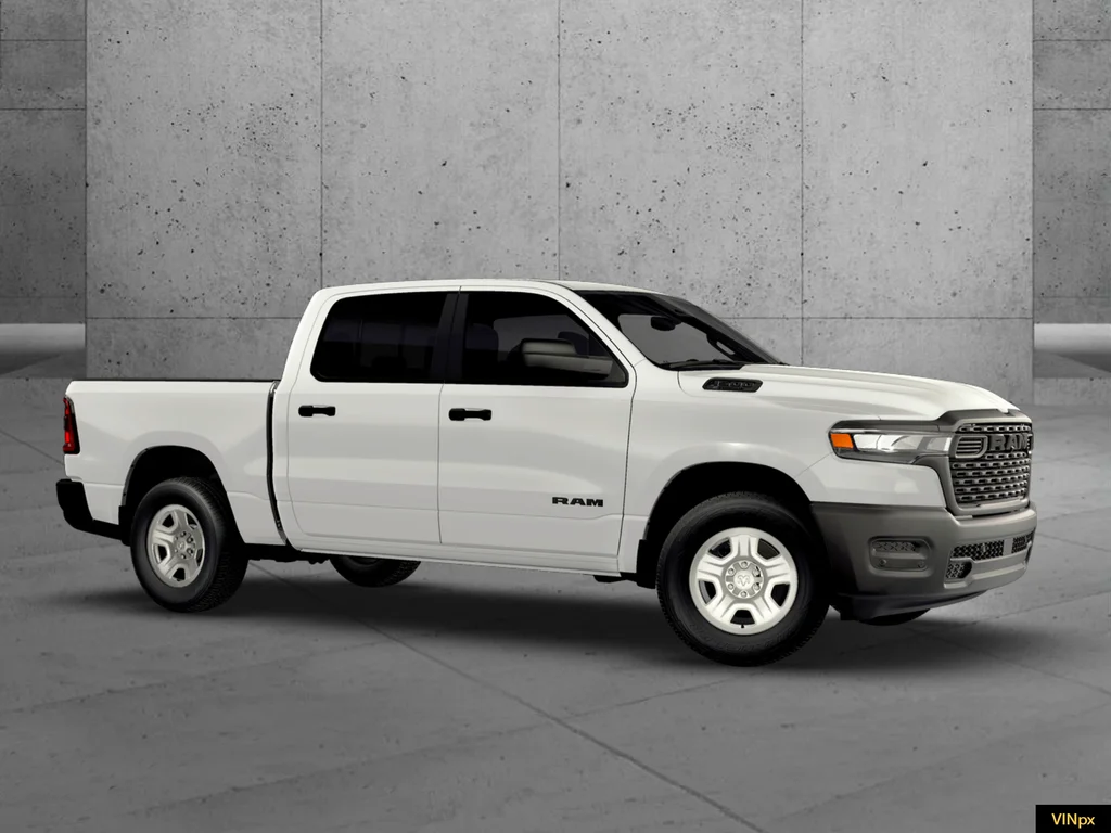 New 2026 Bright White Clear-Coat Exterior Paint RAM Tradesman image 9