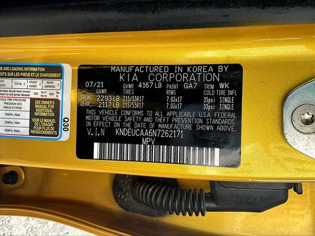 Used 2022 Yellow Kia S image 21