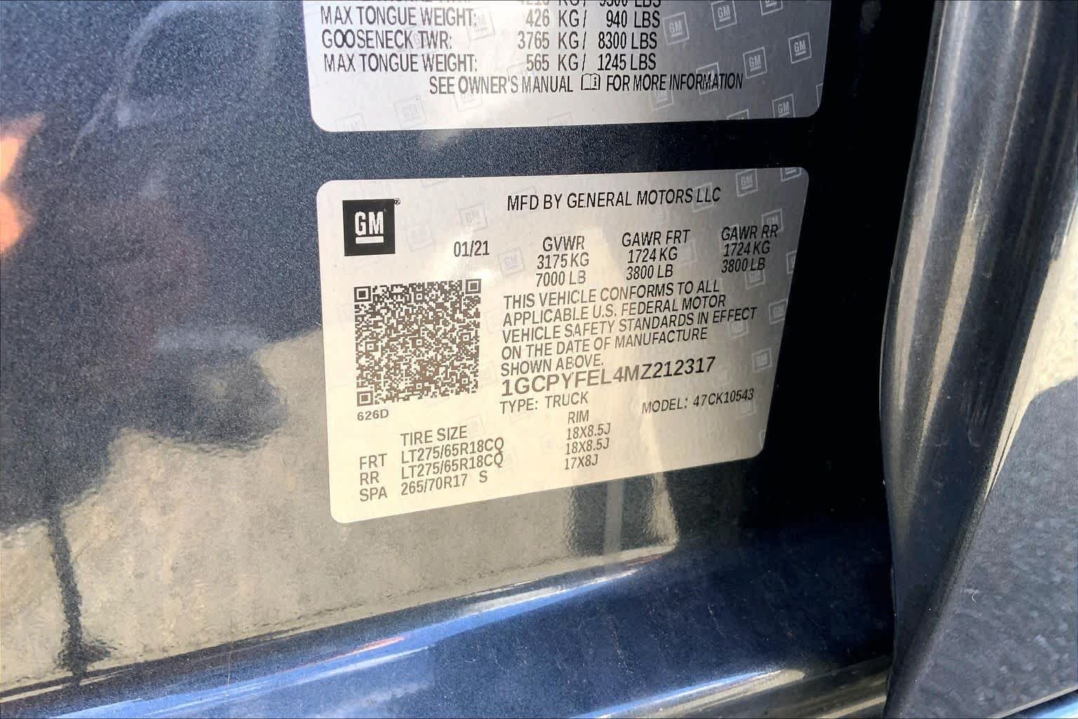 Used 2021 Shadow Gray Metallic Chevrolet LT Trail Boss image 37