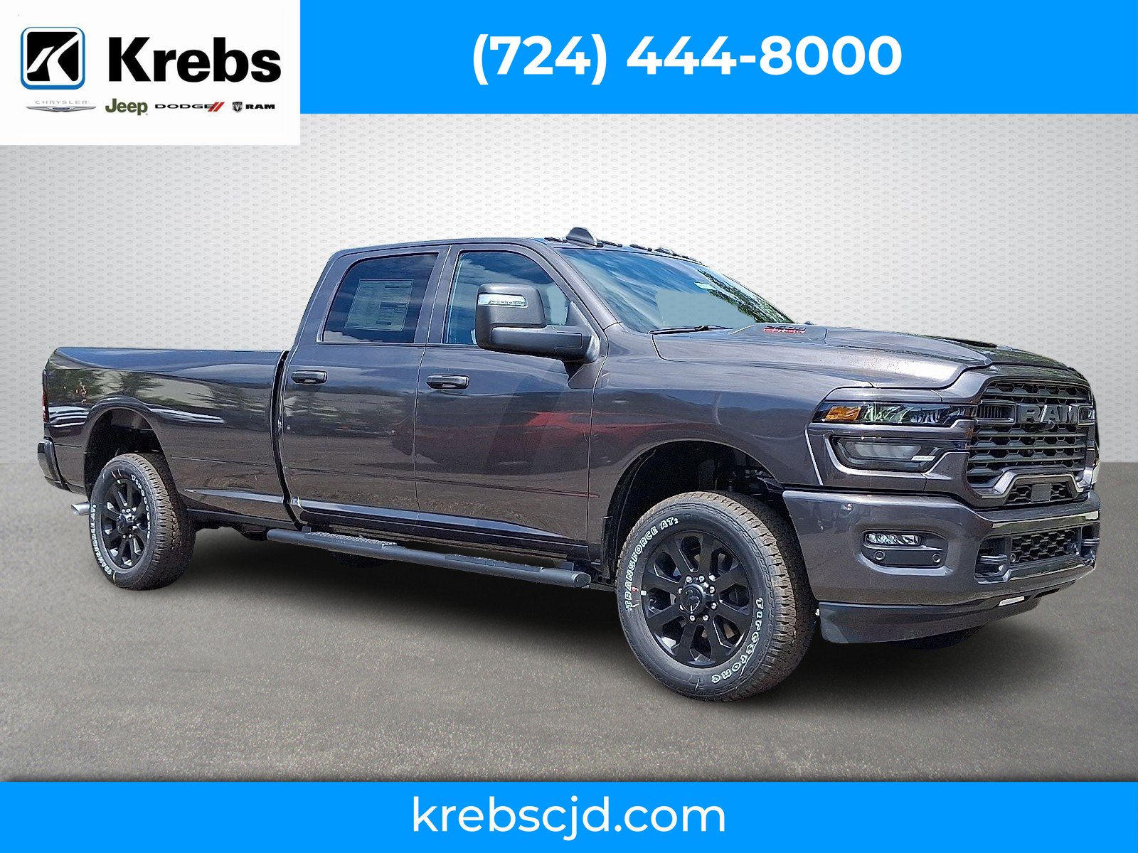 New 2026 Granite Crystal Metallic Clearcoat RAM Black Express Crew Cab 4x4 8" Box image 1