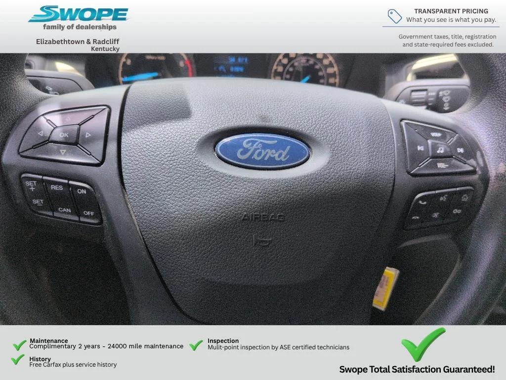 Used 2020 SHADOW BLACK Ford XL 2WD SuperCab 6' Box image 18