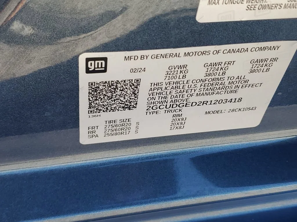Used 2024 Lakeshore Blue Metallic Chevrolet LTZ image 24