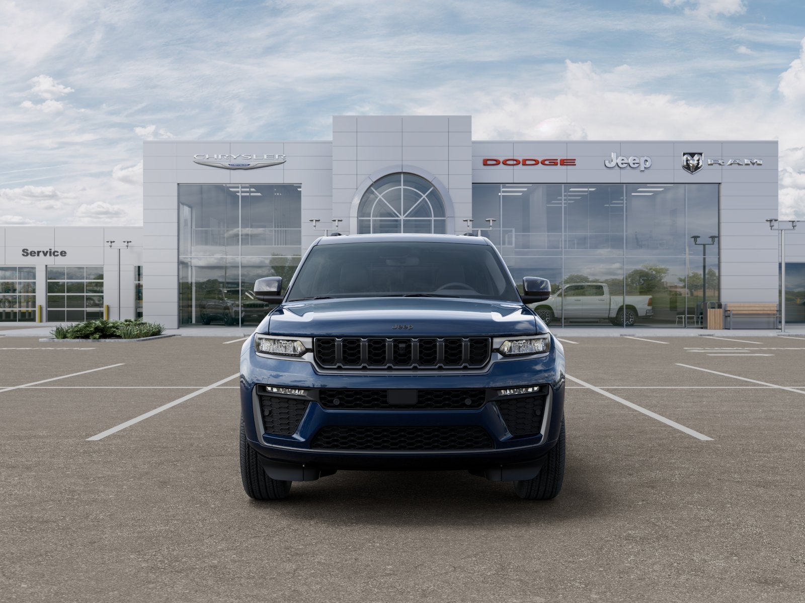 New 2026 Fathom Blue Pearl-Coat Exterior Paint Jeep Limited Reserve image 32