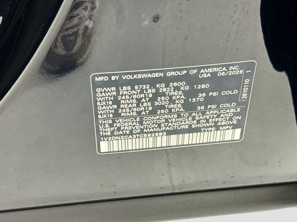 New 2026 Deep Black Pearl Volkswagen 2.0T SE image 30