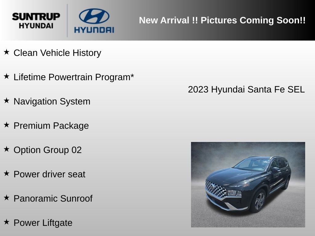 Used 2023 Twilight Black Hyundai SEL image 5
