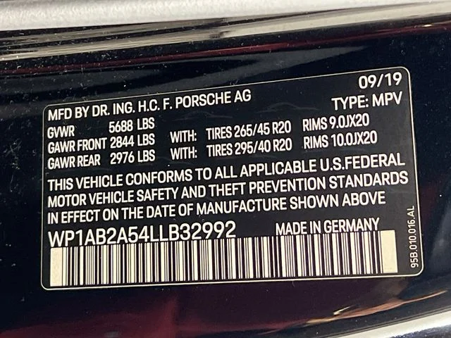 Used 2020 Black Porsche S image 13