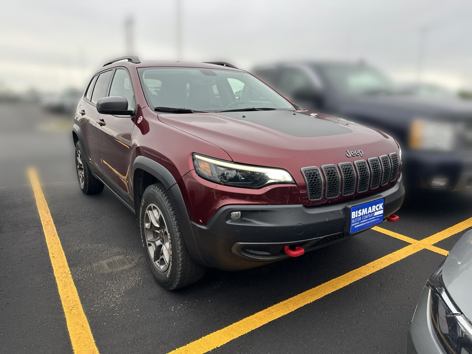 Used 2020 Red Jeep Trailhawk image 2