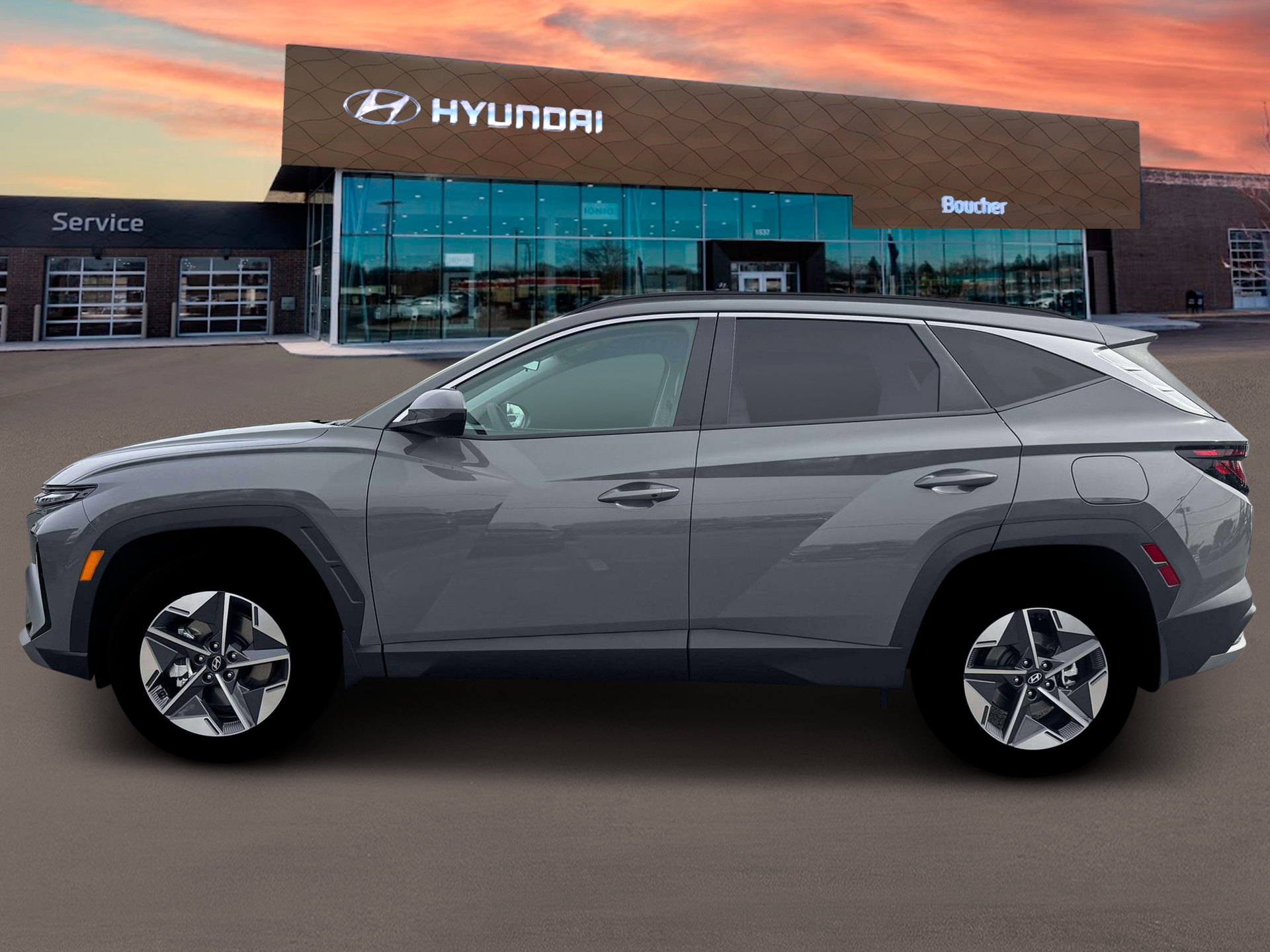 New 2026 Hampton Gray Hyundai SEL AWD image 3