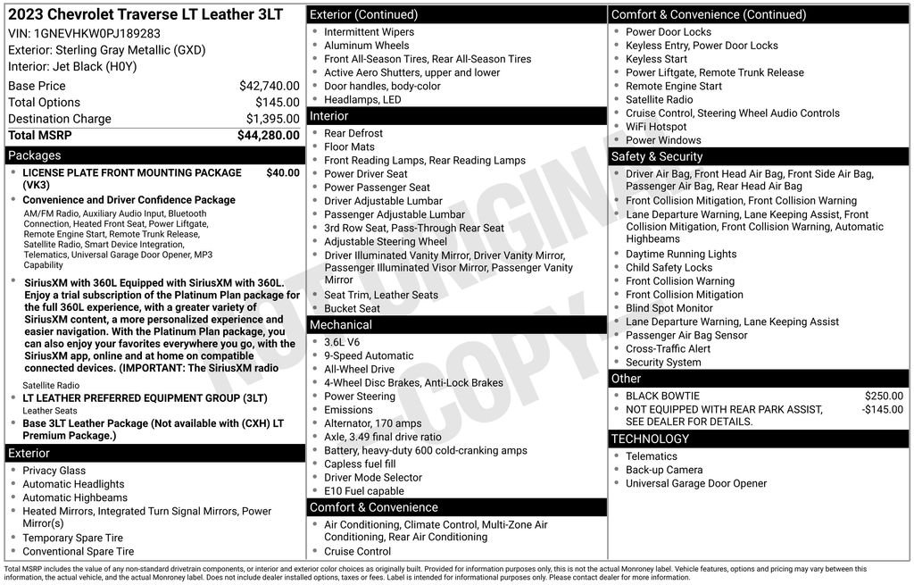 Used 2023 Gray Chevrolet LT Leather image 31