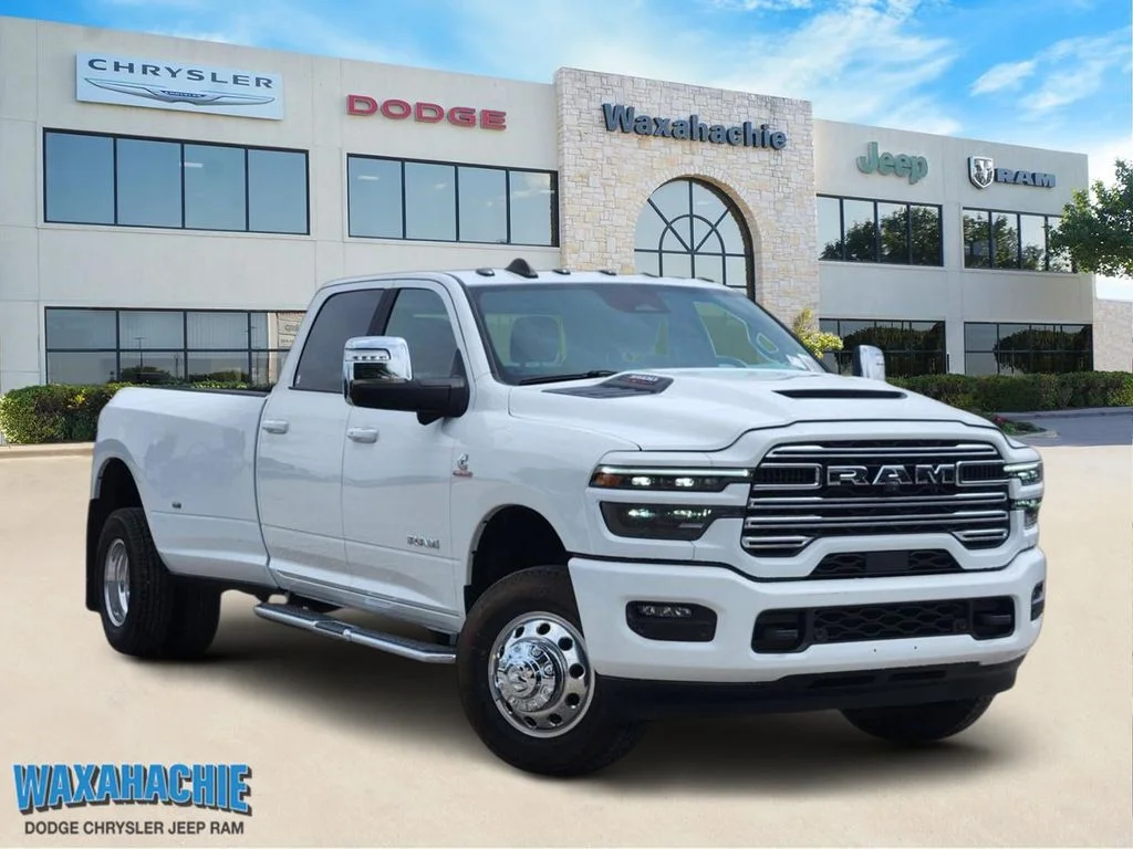 New 2026 Bright White Clear-Coat Exterior Paint RAM Laramie image 1