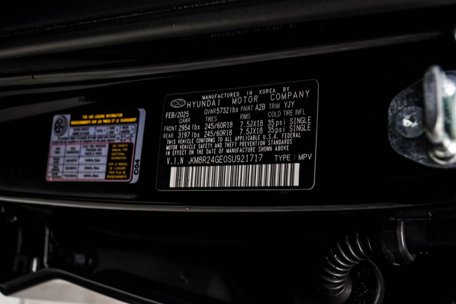 Used 2025 Black Hyundai SEL image 45