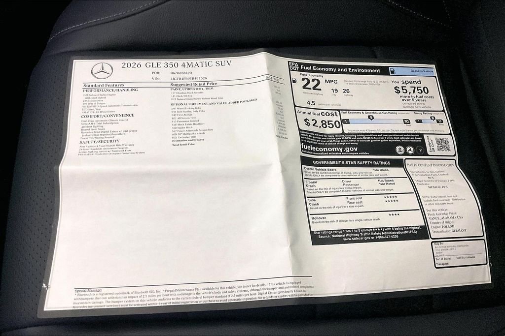 2026 Mercedes-Benz GLE GLE350 - Photo 22