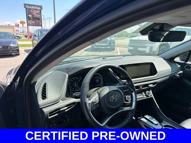 Certified Used 2021 Blue Hyundai Limited image 38