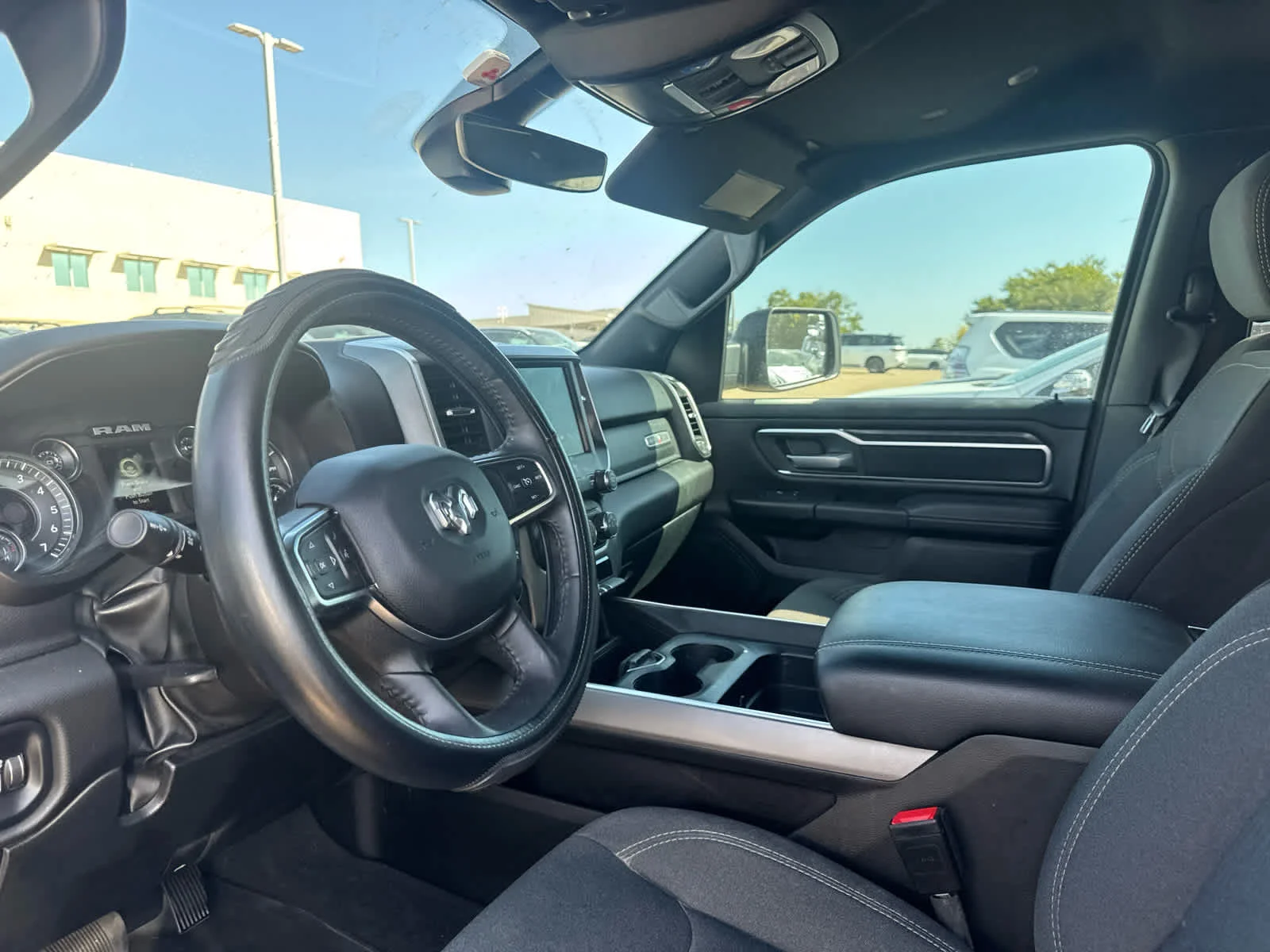 Used 2024 Granite Crystal Metallic Clearcoat Ram Lone Star image 9