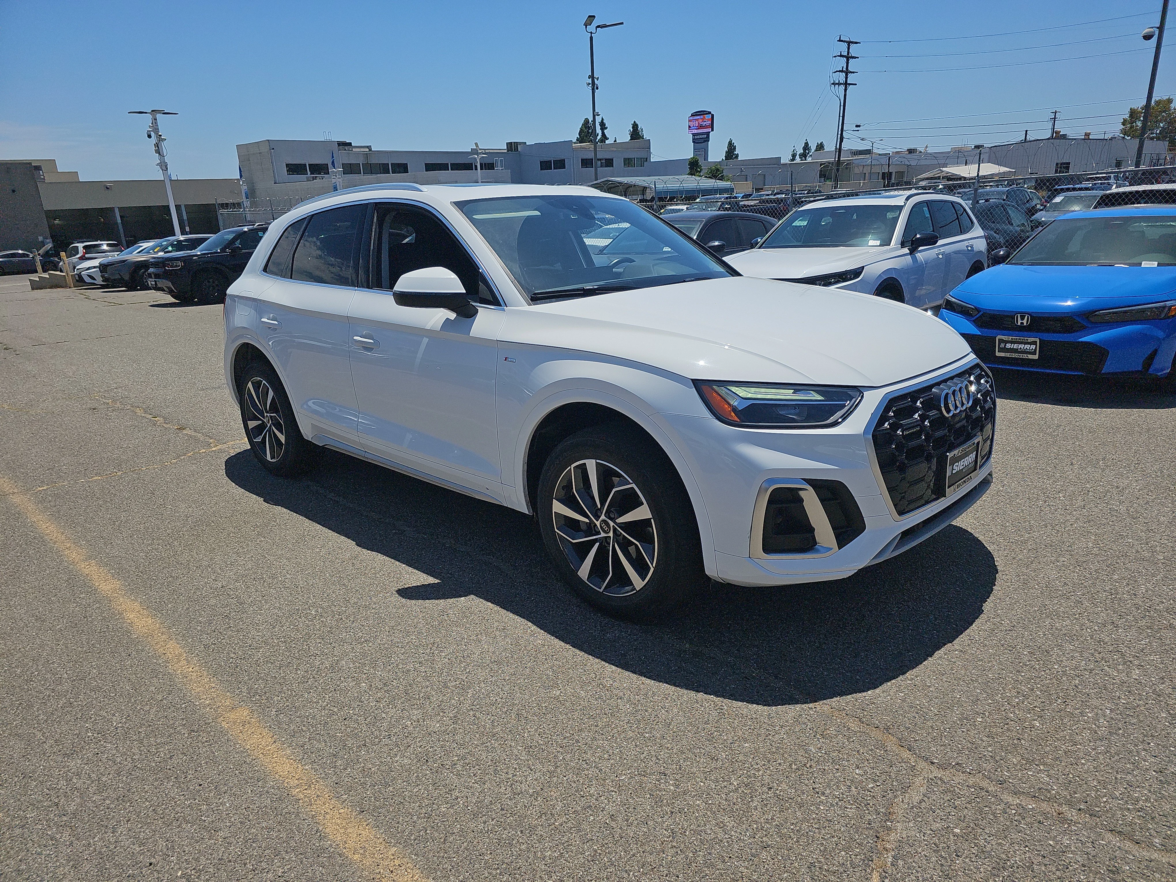 Used 2024 White Audi S line Premium Plus image 2