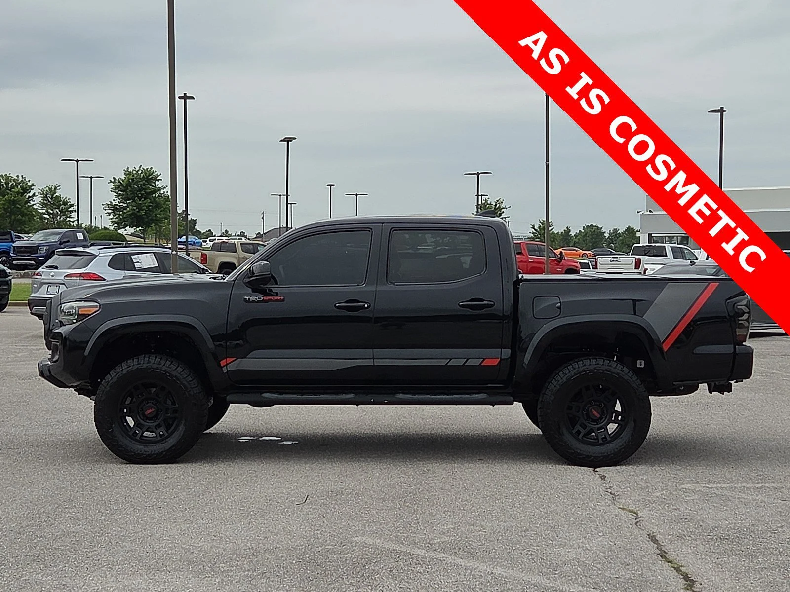 Used 2019 Midnight Black Metallic Toyota TRD Sport image 3