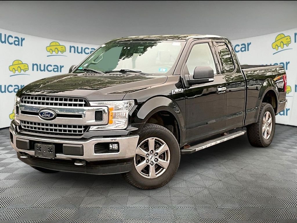 Used 2018 Shadow Black Ford XLT image 2