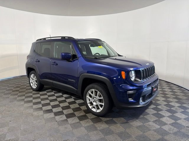 Certified Used 2021 Blue Jeep Latitude image 1