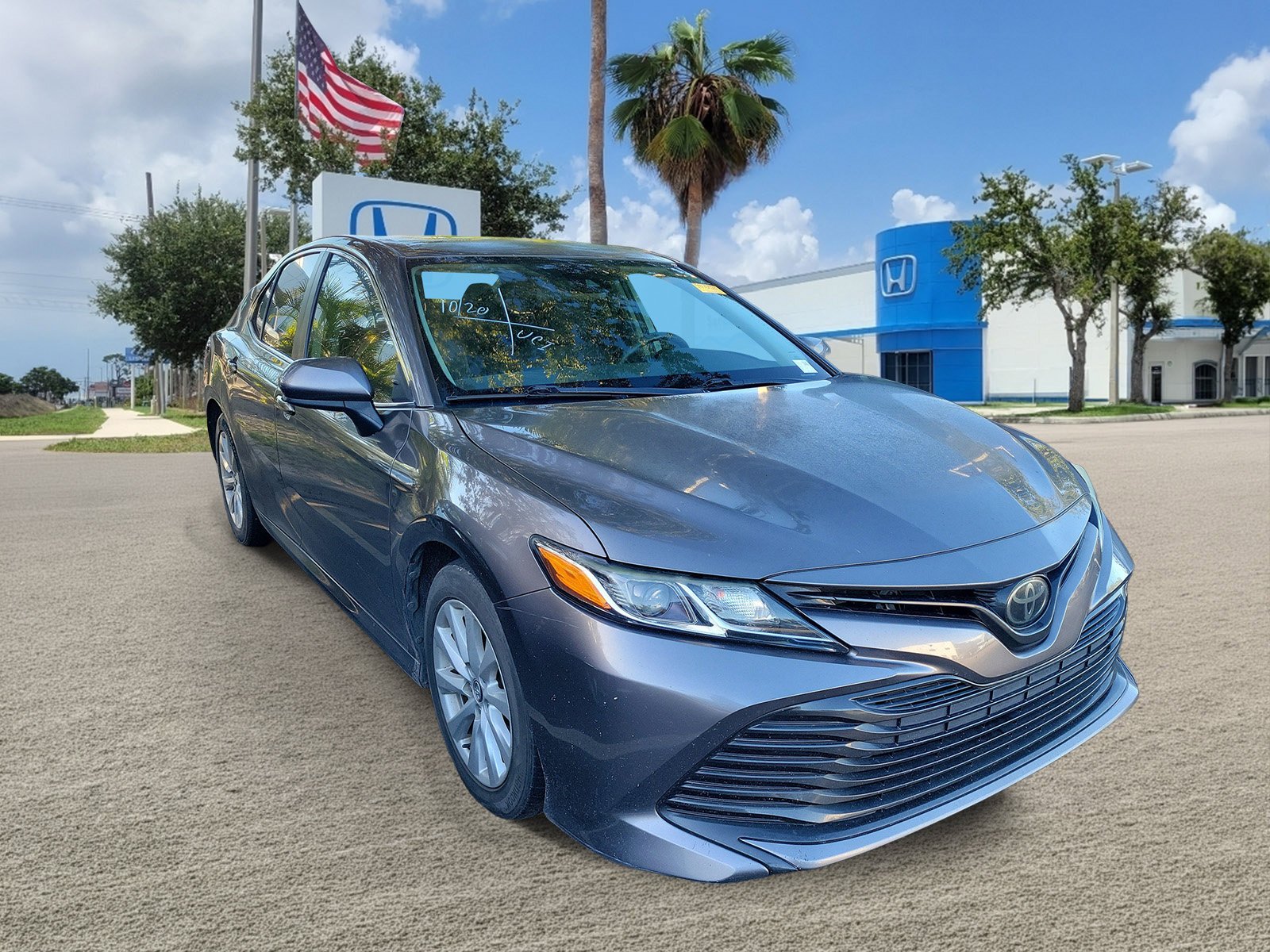 Used 2019 Predawn Gray Mica Toyota LE image 1